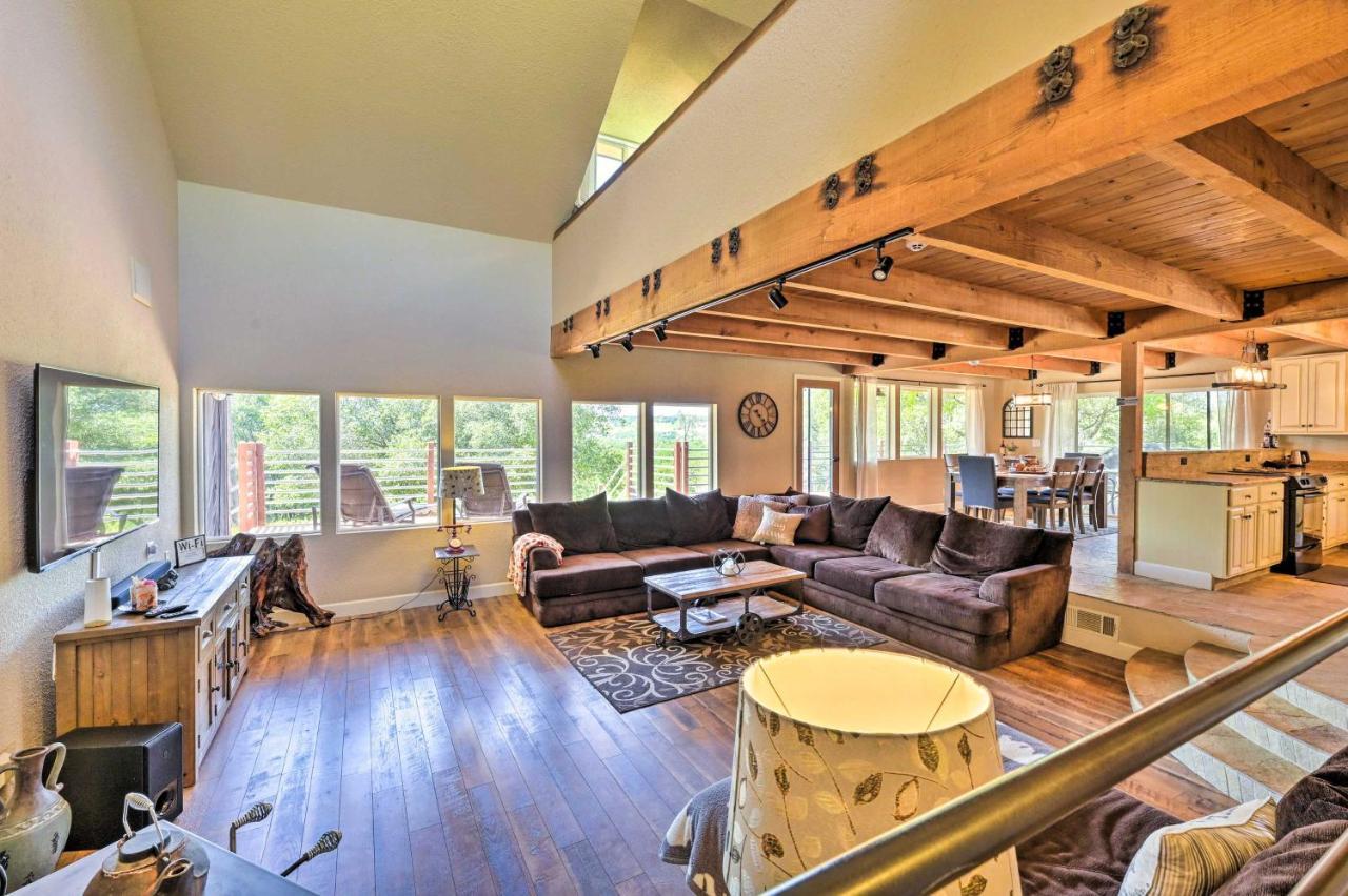 Auberry Home In Sierra National Forest With Fire Pit Exterior photo