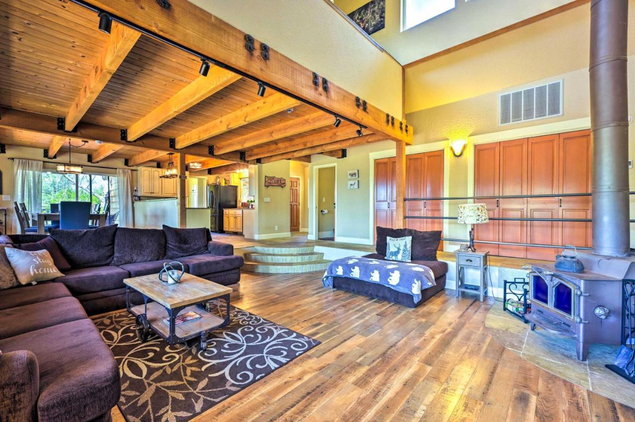 Auberry Home In Sierra National Forest With Fire Pit Exterior photo