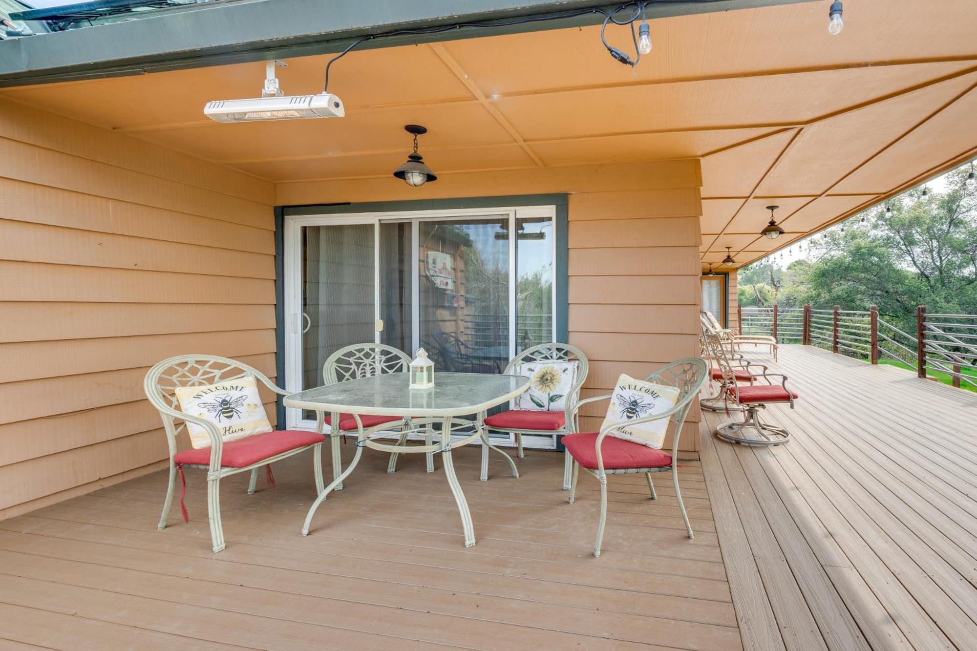 Auberry Home In Sierra National Forest With Fire Pit Exterior photo