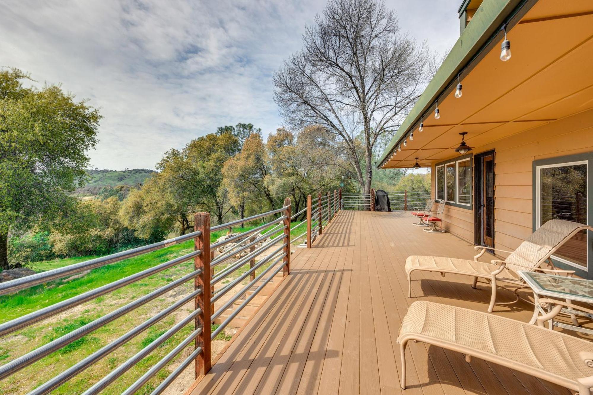 Auberry Home In Sierra National Forest With Fire Pit Exterior photo